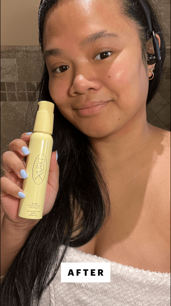 Calaor after using Dieux's Ethereal Cleansing Balm